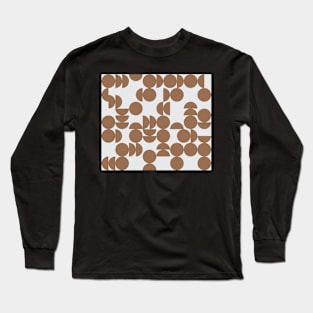 Circles Geometric Pattern Long Sleeve T-Shirt